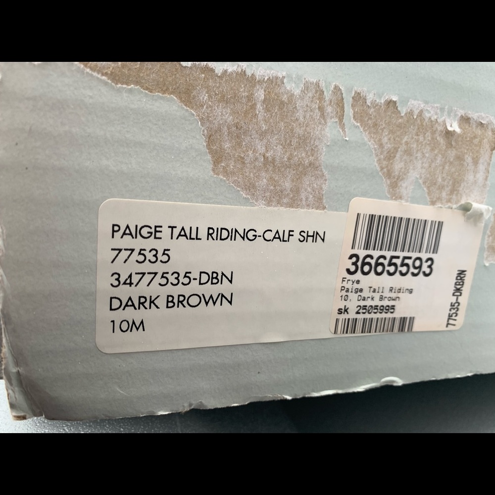 Frye Paige riding boots. Size 10
